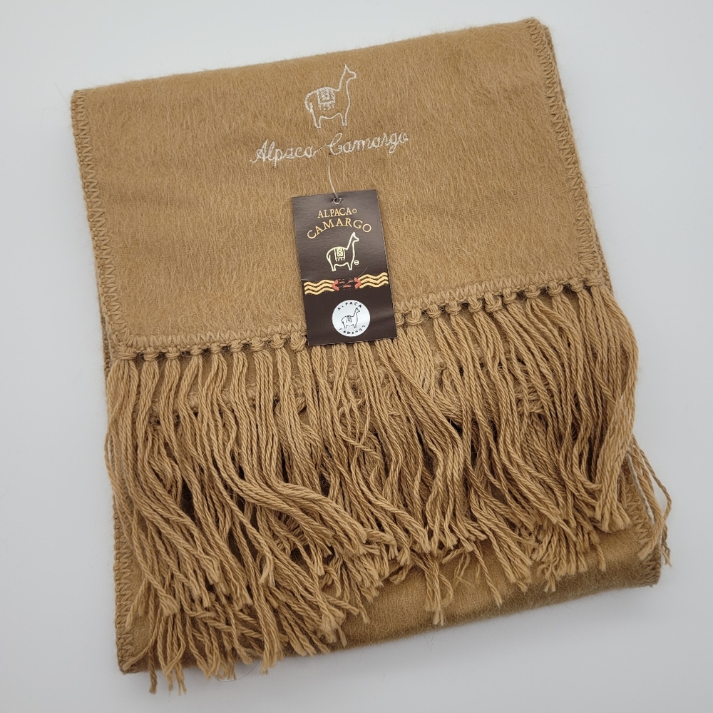 ALPACA CAMARGO | soft alpaca fringed scarf